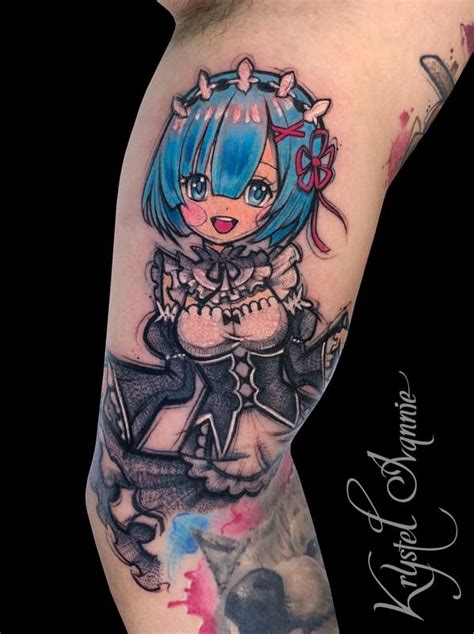 Anime Girl By Krystel Ivannie Tattoonow