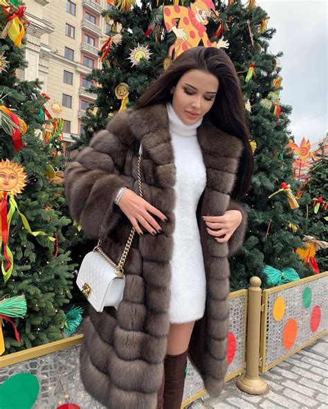 Fur Fashion Winter Fashion Outfits Daria Sable Fur Coat Powerful