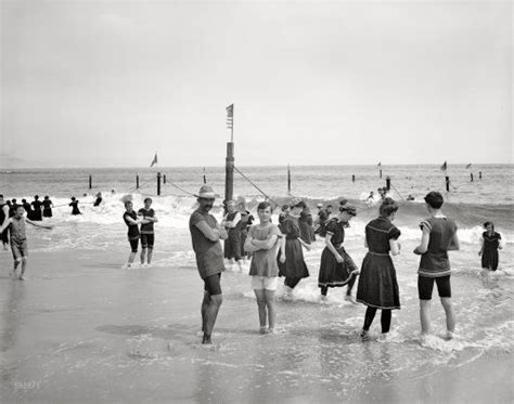 New York Circa Surf Bathing At Coney Island The Latest In