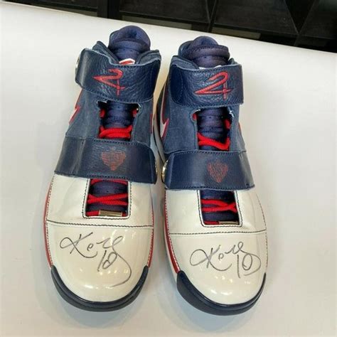 Kobe Bryant Signed Game Issued Olympics Team USA Sneakers Shoes Beckett ...