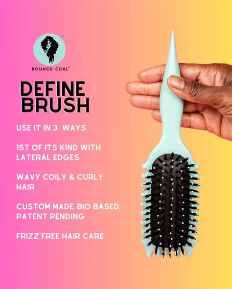 Bounce Curl Define Edgelift Brush Teal Natural Eclipse