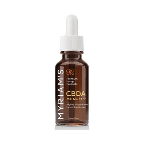 Myriams Hope Hemp Cbda Oil Full Spectrum Olive 1fl Oz 750mg Cbda Cbdmarket