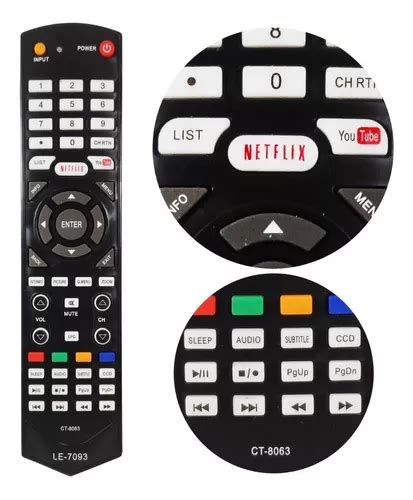 Control Remoto Toshiba Ct Smart Led L Semp Tv Mercadolibre