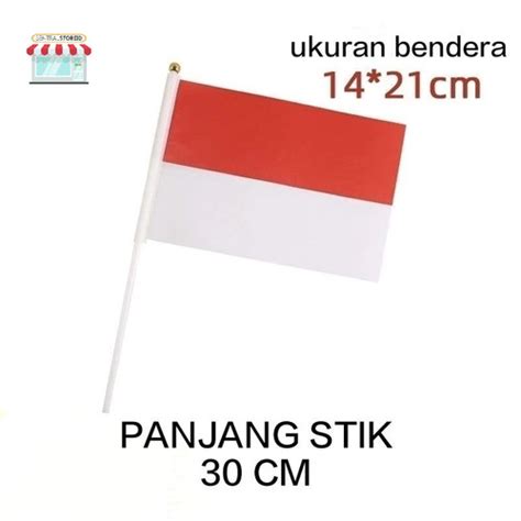 Jual Ready Stok Ss Hiasan Agustus Bendera Kecil Merah Putih