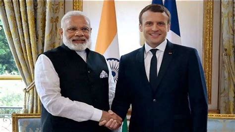 Pm Modi French President Emmanuel Macron Review Bilateral Cooperation