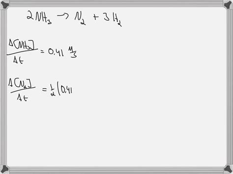 Solved Consider The Reaction 2 Nh3 G → N2 G 3 H2 G It Was