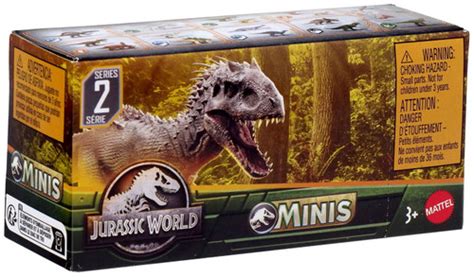 Jurassic World Dominion Minis Series 2 Mystery Pack 1 Random Large Figure Or 2 Medium Figures