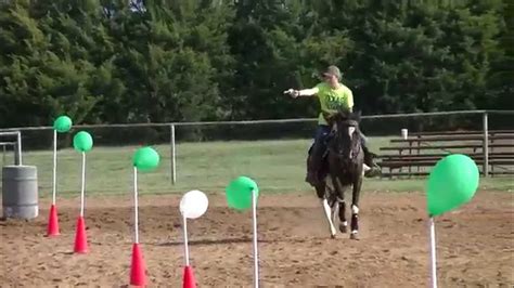 Cowboy Mounted Shooting Lindsey On Snickers Practicing Youtube