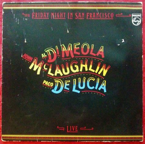 Lp Vinyl Al Di Meola Etc Friday Night In San Francisco Kaufen Auf