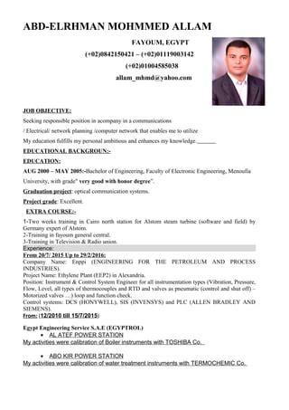 Allam CV PDF