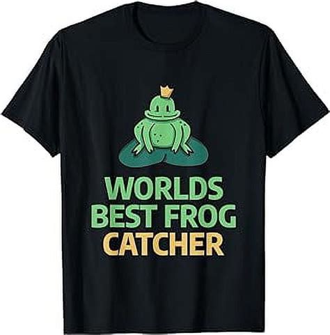 Worlds Best Frog Catcher Funny Amphibians Frogs Hunt Catcher T Shirt