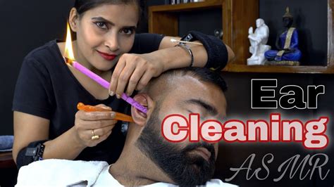 [asmr] How To Do Basic Ear Cleaning 💈hot Oil Massage 💈head Massage For