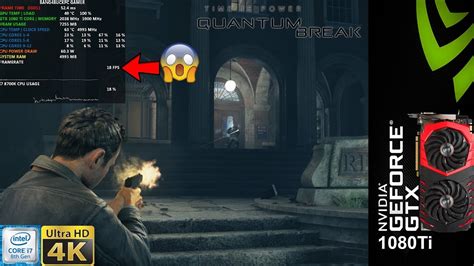 Quantum Break Ultra Settings Native 4K Performance Playable GTX