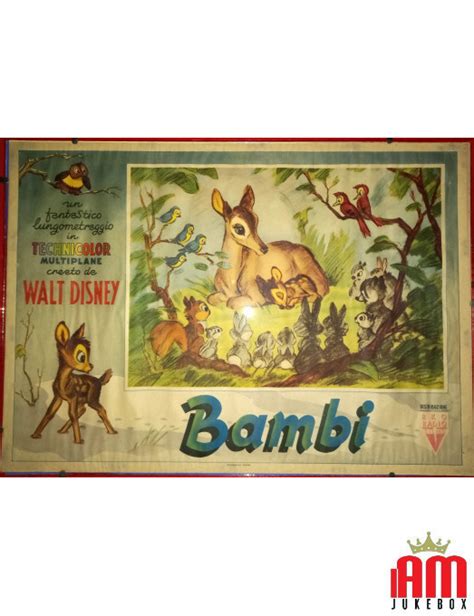 Walt Disney Bambi Brochure Catalogo RKO Radio Del 1947 1948