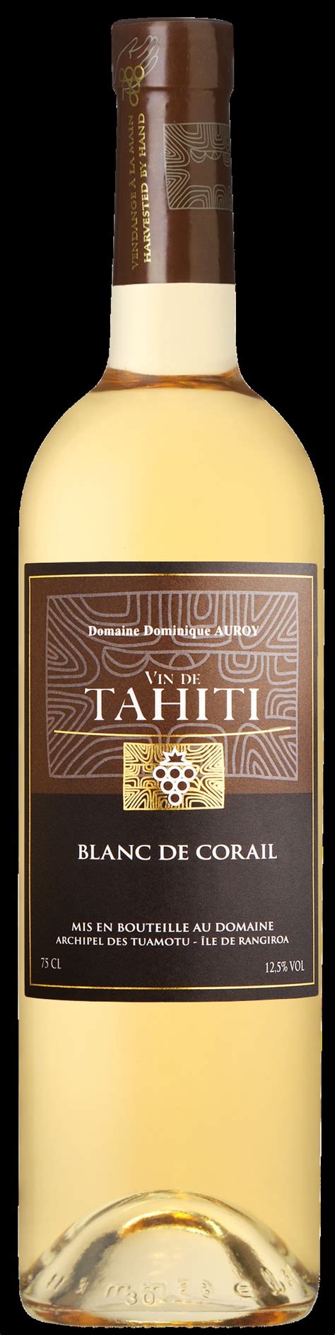 VIN DE TAHITI BLANC DE CORAIL 75 CL Tahiti Duty Free