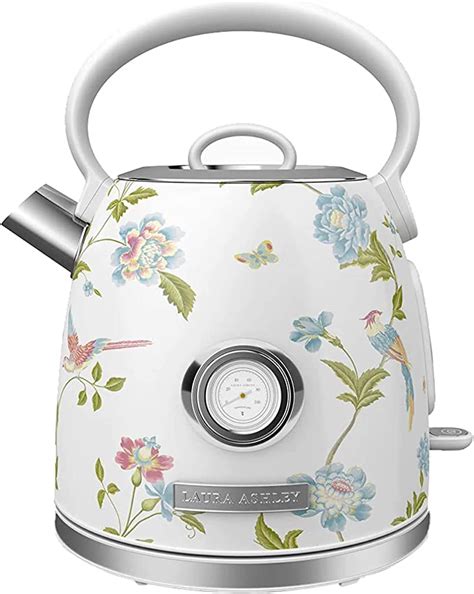 Laura Ashley Designer Kettle Electric Cordless 1 7L Elveden White