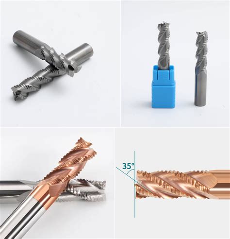 Flutes Roughing End Mill For Steels Aluminum