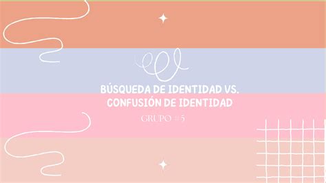 SOLUTION B Squeda De Identidad Vs Confusi N De Identidad Studypool