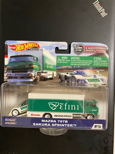 Hot Wheels Efini Team Transport Mazda B Sakura Sprinter Hotwheels Hobbies Toys Toys