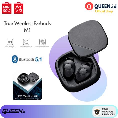 Jual Miniso M1 TWS True Wireless Earbuds Headset Bluetooth 5 1 IPX5