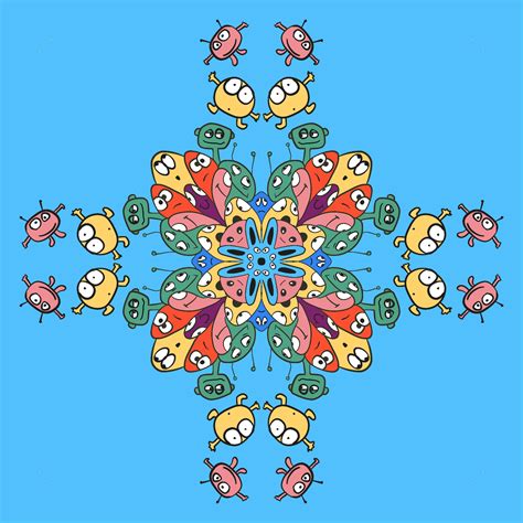 Cartoon Mandala Behance