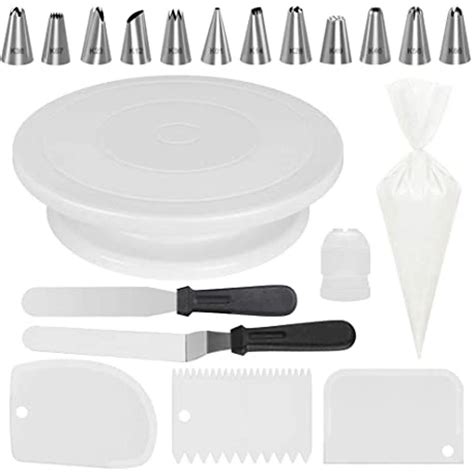 Kootek Kit de suministros para decoración de tartas 69 piezas juego