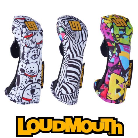 再入荷 予約販売 ラウドマウス Loud Mouth LM HC 0009 リバーシブルヘッドカバー ユーティリティ用 UT ハイブリッド用