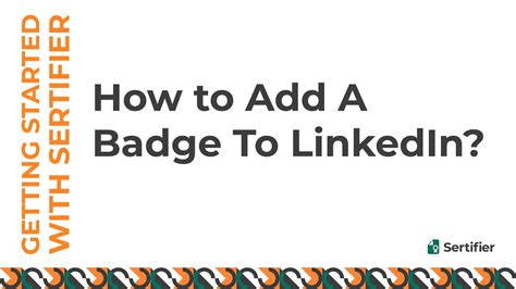 How To Add Your Badge To Linkedin In Seconds Youtube