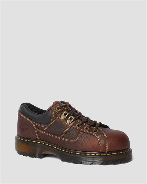 Gunby Leather Steel Toe Work Shoes Dr Martens