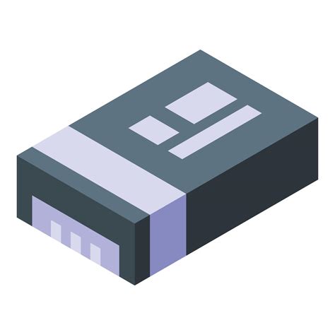 Computer Capacitor Icon Isometric Style 15654521 Vector Art At Vecteezy