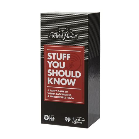 Trivial Pursuit Game Stuff You Should Know Edition Inspired By The