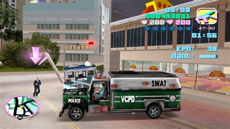 Vcpd Swat Mission Tommy Kill Theft Gta Vice City Game Play Youtube