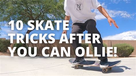 Easy Skate Tricks After You Can Ollie Intermediate Youtube