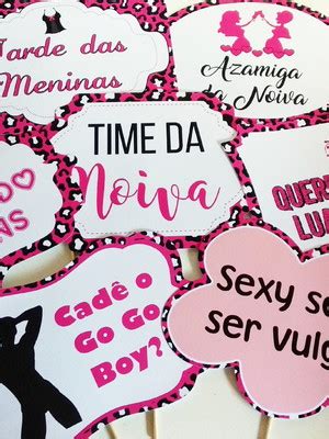 Kit Plaquinhas Divertidas Cha De Lingerie Compre Produtos