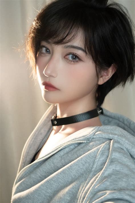 Tweets Con Contenido Multimedia De 帅嘤嘤 Komoshuai Twitter Pixie Bob Haircut Short Pixie