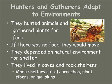 Ppt Hunters And Gatherers Powerpoint Presentation Free Download Id