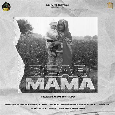 Dear Mama Song And Lyrics By Sidhu Moose Wala Spotify