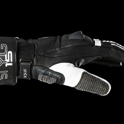 Motorcycle Gloves Furygan Styg 15 Black White At The Best Price