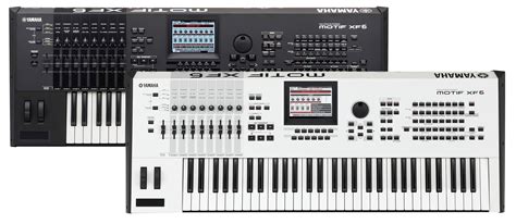 Yamaha Motif Xf6 Workstation Synthesizer Class Leading Expandable Workstation Synth In Black Or