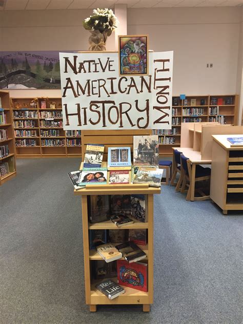 Native American History Month. Library Display. | Native american ...