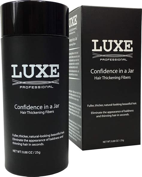 LUXE Hair Building Fibers - Thickening Fibers - CONFIDENCE IN A JAR – 2