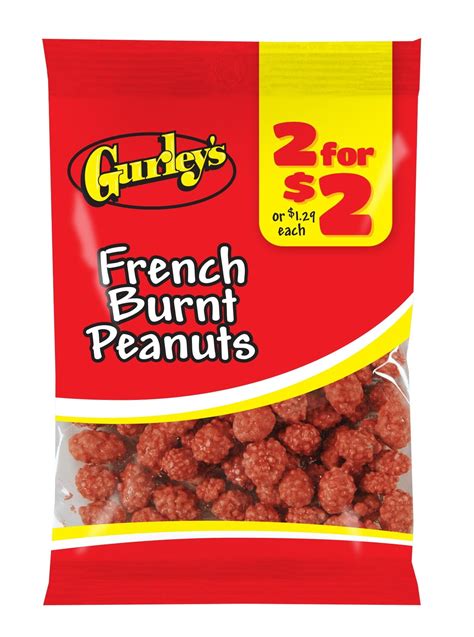 Gurleys Crunchy Candy Coated Peanuts Tma3 Burnt Peanut Flavor Snack