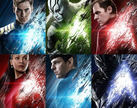 Star Trek Más Allá Nuevos Carteles De Los Protagonistas