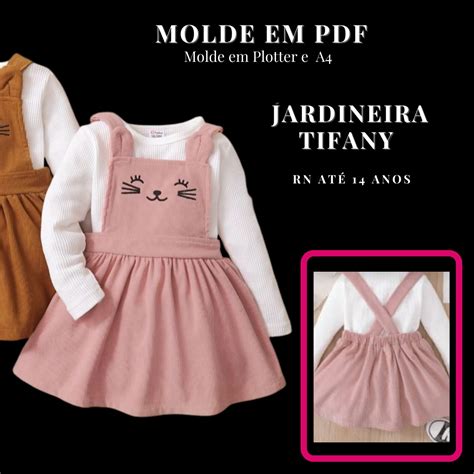 MOLDE JARDINEIRA INFANTIL TIFANY AMS Moldes Em PDF Hotmart