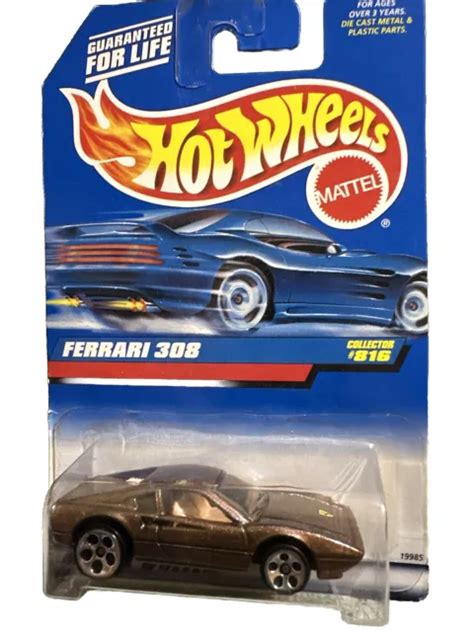 HOT WHEELS Collector FERRARI marron avec variante de roue chromée points sp EUR
