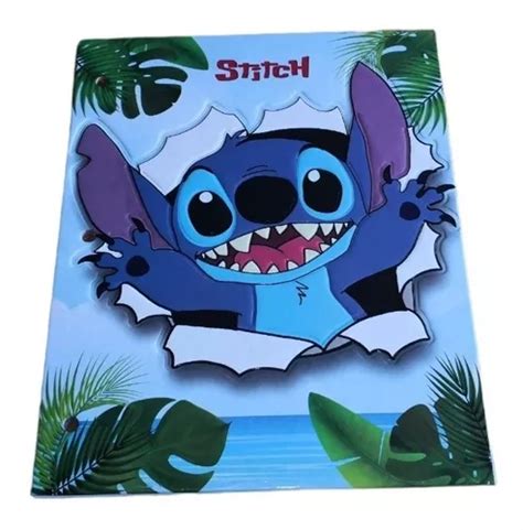 Carpeta Escolar N Lilo Y Stitch Tapas Villa Crespo