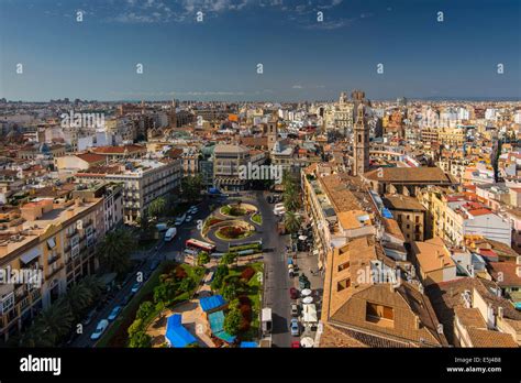 City Skyline Valencia Comunidad Valenciana Spain Stock Photo Alamy