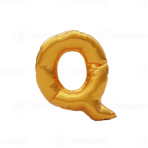 English Metallic Golden Alphabet Balloons Q 18759119 PNG