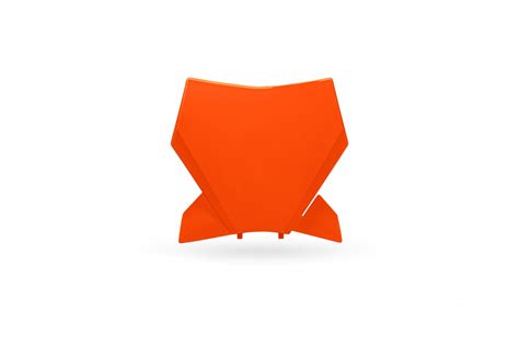 Front Number Plate Orange Ktm Ufo Plast