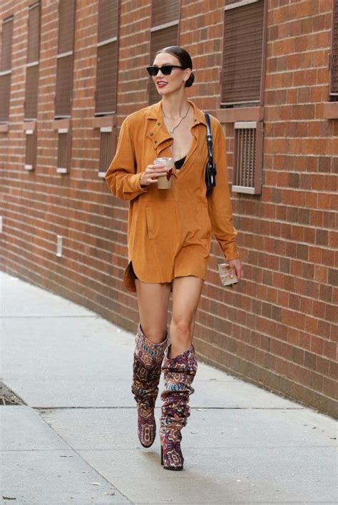 KARLIE KLOSS Out And About In New York 09 12 2022 HawtCelebs